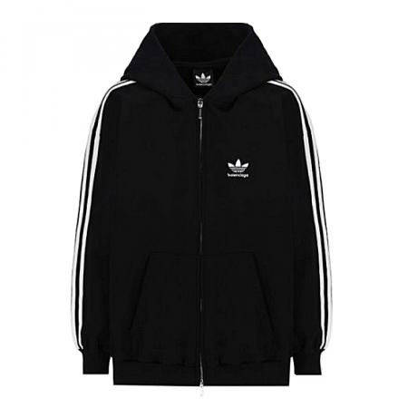 BALENCIAGA x ADIDAS 플레임로고 후디집업