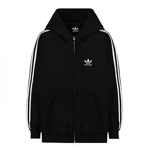 BALENCIAGA x ADIDAS 플레임로고 후디집업
