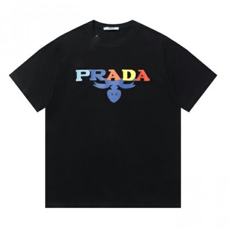 PRA*A   PDA 레인보우 멀티나염 반팔티