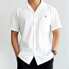 Polo ralphlauren 오픈카라 포켓 반팔셔츠 1+1