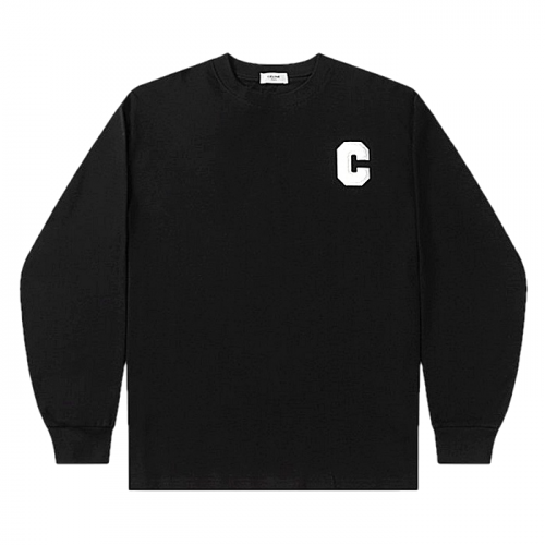 셀*느 CELINE 씨로고 패치드 롱슬리브