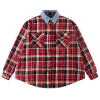 FEAR OF GOD 데님칼라드 플란넬 셔츠