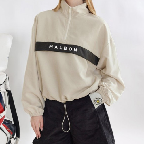 MALB*N   스웨이드 스트링 맨투맨