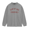 FEAR OF GOD ESSENTIALS 바시티로고 롱슬리브