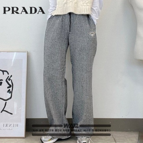 PRA*A   12 - 357번 남여공용 쥐돌이 체크  와이드 밴딩