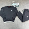 NIKE   양기모 스티치 레이어드 맨투맨셋업