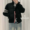 MONCL*R   삼선 포인트 오리털 패딩 니트