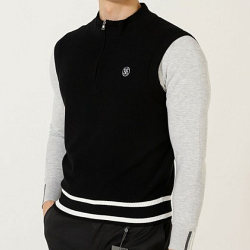 G/FORE 로고 니트 베스트