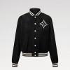 LOUIS VUITTON 엠벨리시드 램스킨 보머 블루종