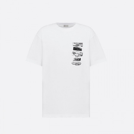 Dior Archives Labels 티셔츠 - 화이트