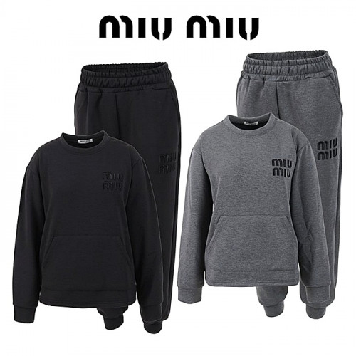미우 MIUMIU 로고포켓 셋업 SET