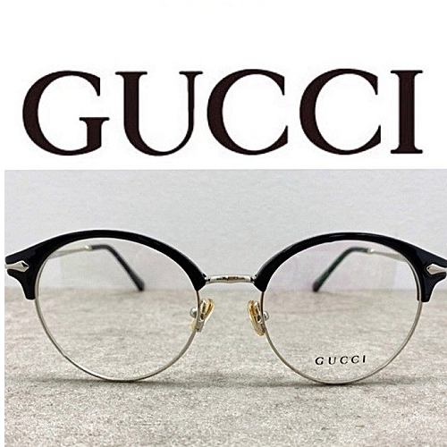 구* GUCCI 블랙실버 안경