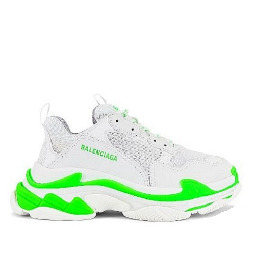 발렌시*가 BALENCIAGA  트리플S 네온 스니커즈
