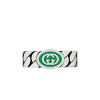 GUCCI 인터로킹G 그린 925실버 반지