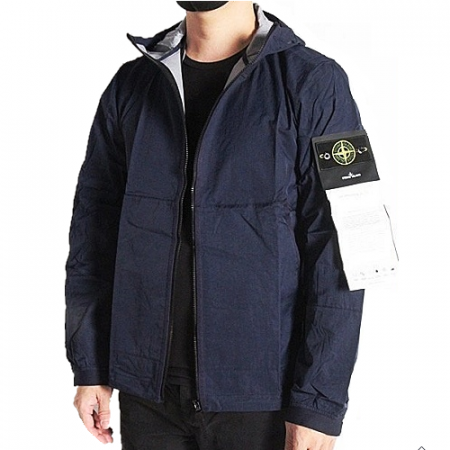 스톤아일랜드 STONE ISLAND 멤브라나 TC 자켓 - 네이비