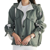 몽클*어 MONCLER 투톤 컬러블럭 야상 자켓