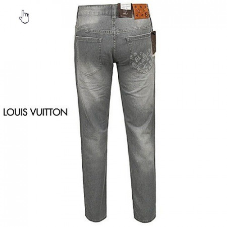 루이*통 LOUIS VUITTON 멀티 로고 그레이 슬림진