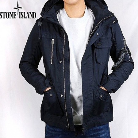 스톤아일*드 STONE ISLAND 필드 하이넥 야상