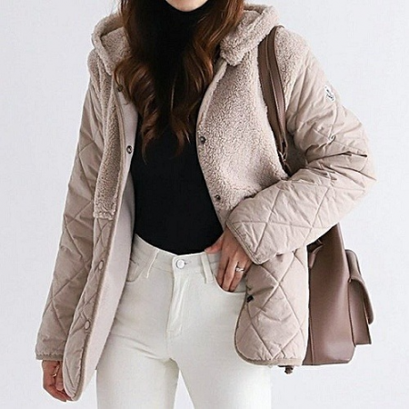 몽클*어 MONCLER 퀼팅 후드 패딩