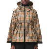 버*리 BURBERRY 로고 테이프 빈티지 체크 후드 재킷