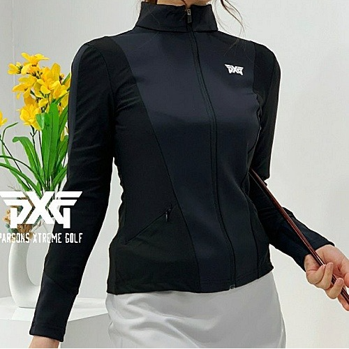 P*G GOLF 수입 기능성 매쉬 텐션 집업