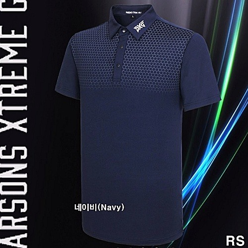 (국내배송) P*G PARSONS XTREME GOLF 벌집나염 하프 T-Shirt