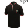 구* GUCCI 호랑이 자수 카라 티셔츠