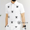어* ANEW GOLF 뉴로고 모노그램 실켓 카라 티셔츠