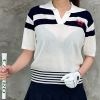 말본 GOLF 레터링 폴로 니트